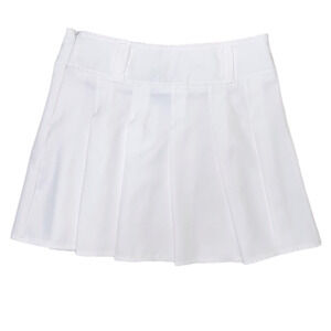 SHEIN White Pleated Tennis 15 Inch Skirt - Size 6/Medium
